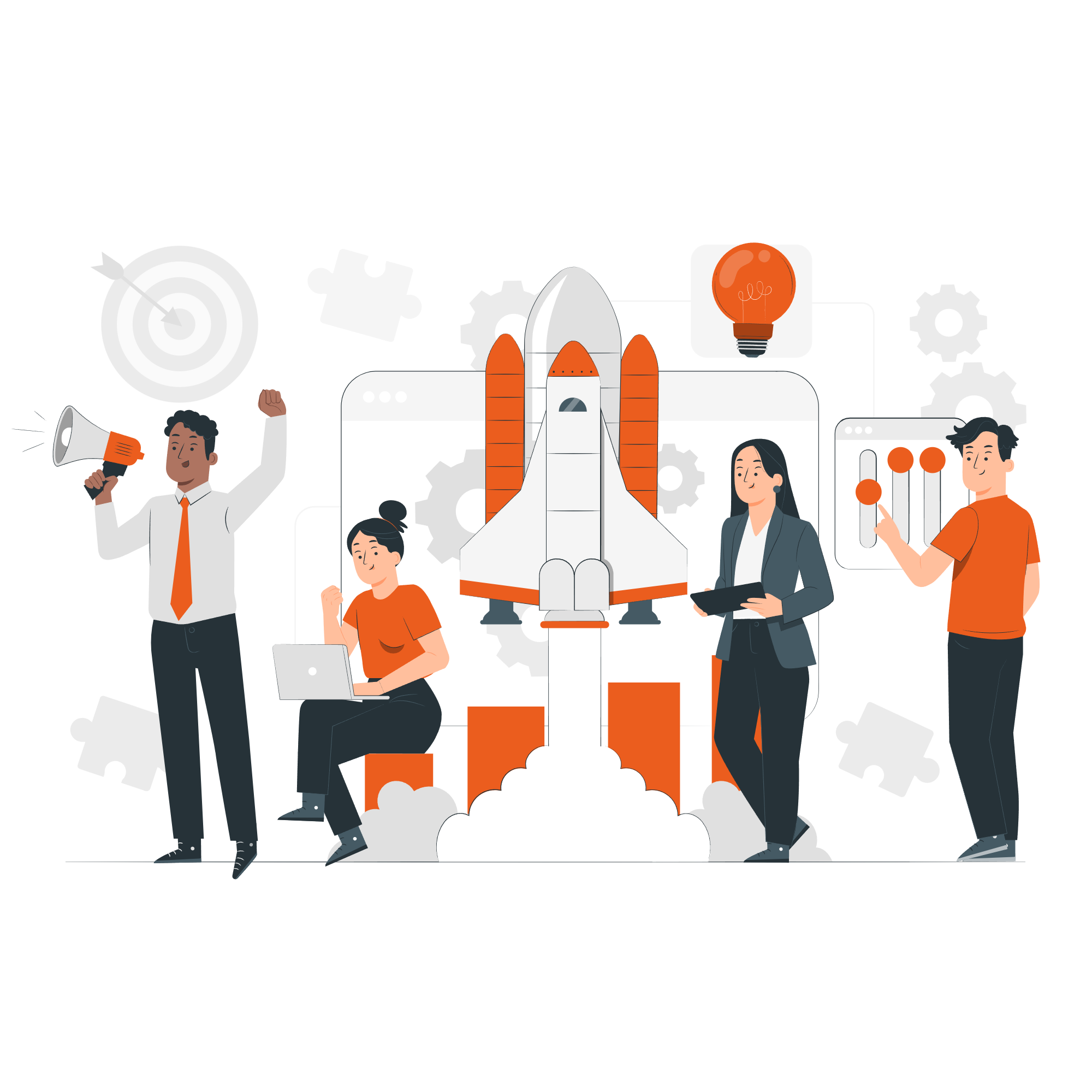 Exemplo de trabalho criativo de design gráfico